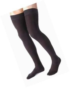 BSN Medical 115411 JOBST for Men Compression Hose, Thigh High, 20-30 mmHG, Closed Toe, X-Large, Black