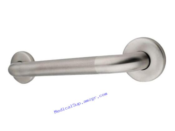 Kingston Brass GB1424CT Designer Trimscape Concealed Flange Textured ADA 24-Inch Grab Bar with 1.25-Inch Outer Diameter, Stainless Steel