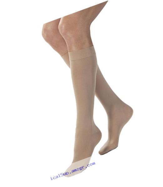 BSN Medical 115620 Jobst Opaque Compression Hose, Knee High, 20-30 mmHG, Open Toe, Petite, Small, Natural