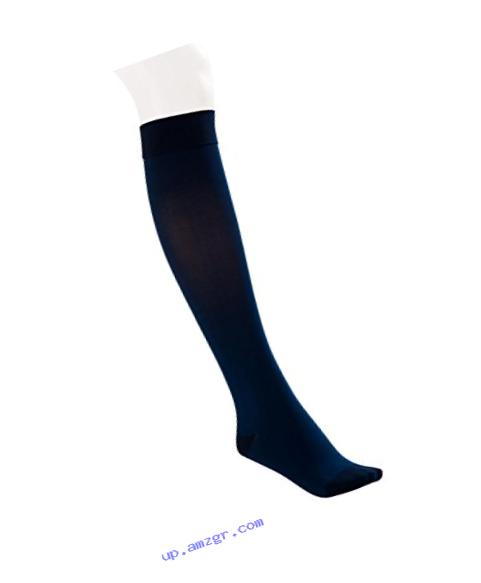BSN Medical 115743 Jobst Opaque Compression Hose, Knee High, 20-30 mmHG, Closed Toe, X-Large, Midnight Navy