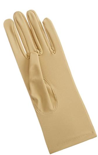 Rolyan Compression Glove, Left Handed Full Finger Glove, Size Medium, Swelling and Edema Glove with Seams on Inside for Wearing Under Clothes, Gloves for Lymphedema, Arthritis, and Swelling