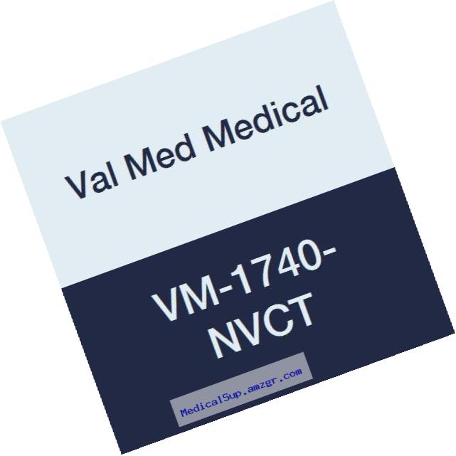 Val Med Medical VM-1740-NVCT Positioning Roll with Navy Cotton Cover, Density 1.5, 4-1/2
