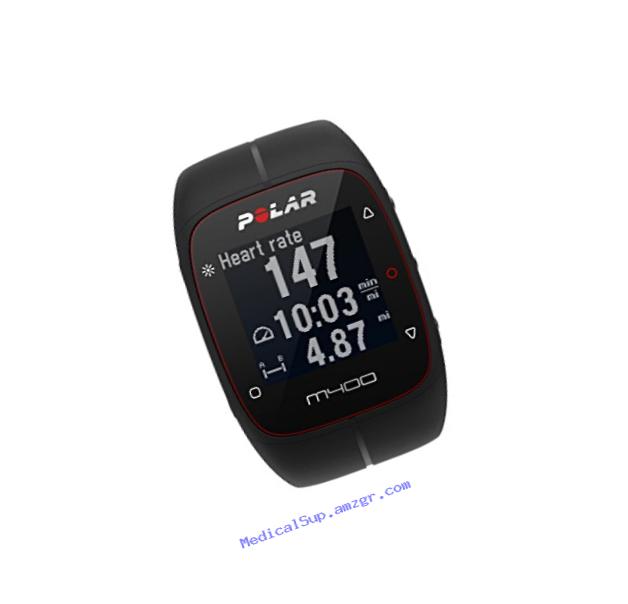 Polar M400 GPS Smart Sports Watch and Fitness Tracker (Black)