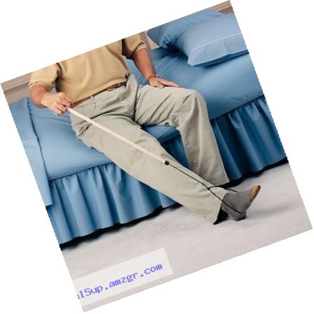 Sammons Preston 6725 Cinching Leg Lifter, Durable Lifting Strap for Home and Hospital Use, Comfortable Foam T-Bar Handle is Easy to Grasp & Hold