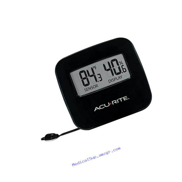 AcuRite 02067M Digital Thermometer with Humidity & Wired Temperature Sensor