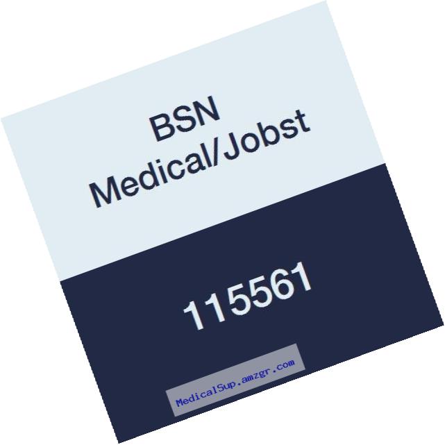 BSN Medical/Jobst 115561 Opaque Compression Hose, Thigh High, 20-30 MMHG, Open Toe, Petite, Medium, Classic Black