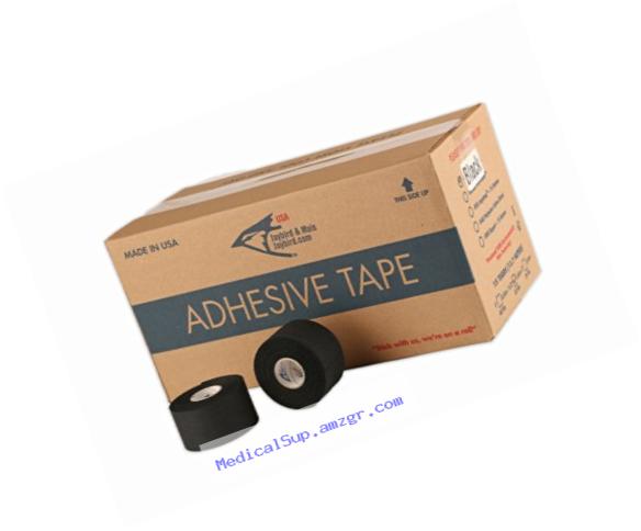 Jaybird & Mais Latex Free Athletic Trainers Adhesive Tape (32 Rolls), Black