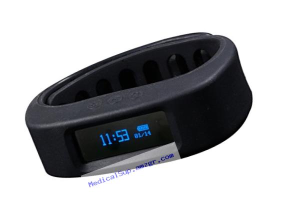 Craig Electronics Activity Tracker Watch with Bluetooth Wireless Technology, Black