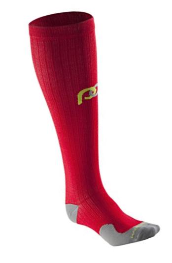 PRO Compression: Marathon (Full-Length, Over-the-Calf) Compression Socks, Red, Small/Medium