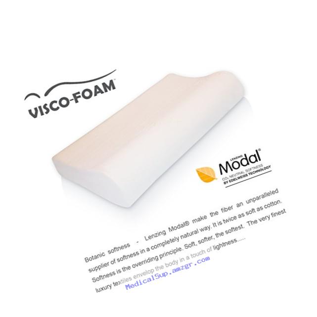 Visco-Foam Contour Pillow - Support Where You Need it Most - 30% Density higher than market standard