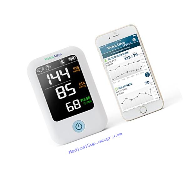 Welch Allyn Home 1700 Blood Pressure Monitor with SureBP Patented Technology and Simple Smartphone Connectivity - H-BP100SBP
