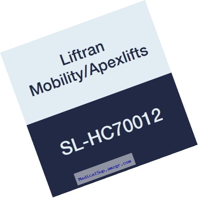 Liftran Mobility/Apexlifts SL-HC70012 Replacement for Hoyer Classic Sling with Head Support, Polyester, Padded,  500 lb. Weight Capacity, Medium