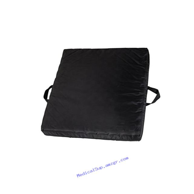 DMI Gel Foam Comfort Seat Cushion for Wheelchairs, Chairs, Recliners, Sofas and Beds, Black