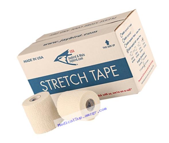 Jaybird & Mais LST Latex Free Light Weight Stretch Tape (16 Rolls), White