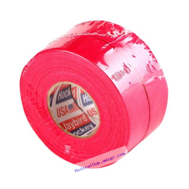 Jaybird & Mais Hot Pink Cloth Hockey Tape (2-Pack)